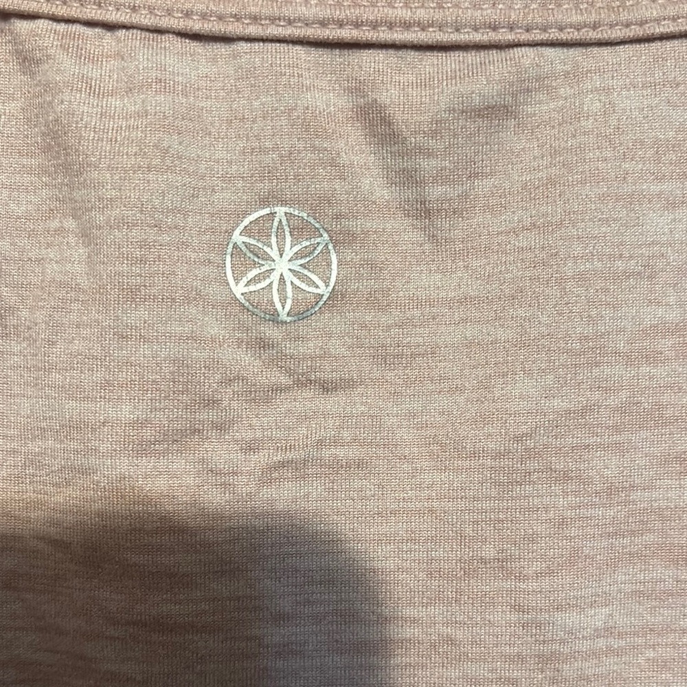 GAIAM Pink Ruched Long Sleeve Blouse - Picture 6 of 6